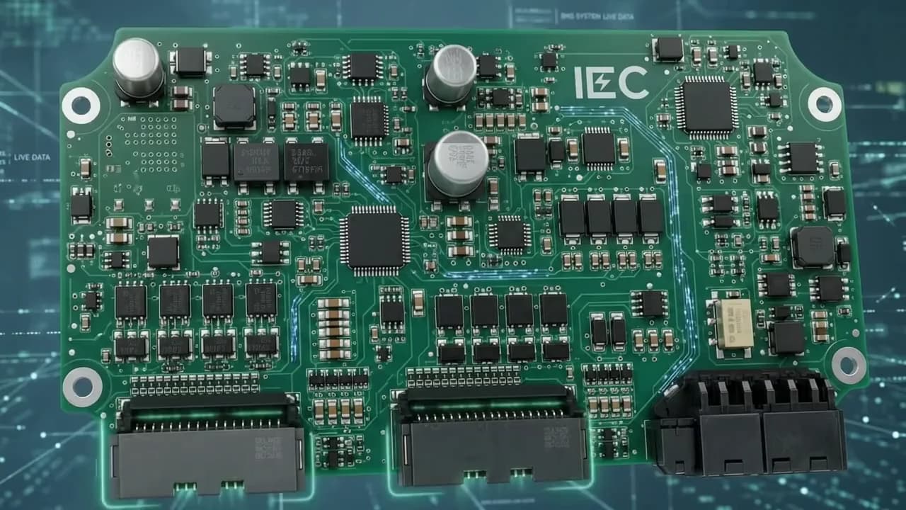 AI-generated board — not an IEC product
